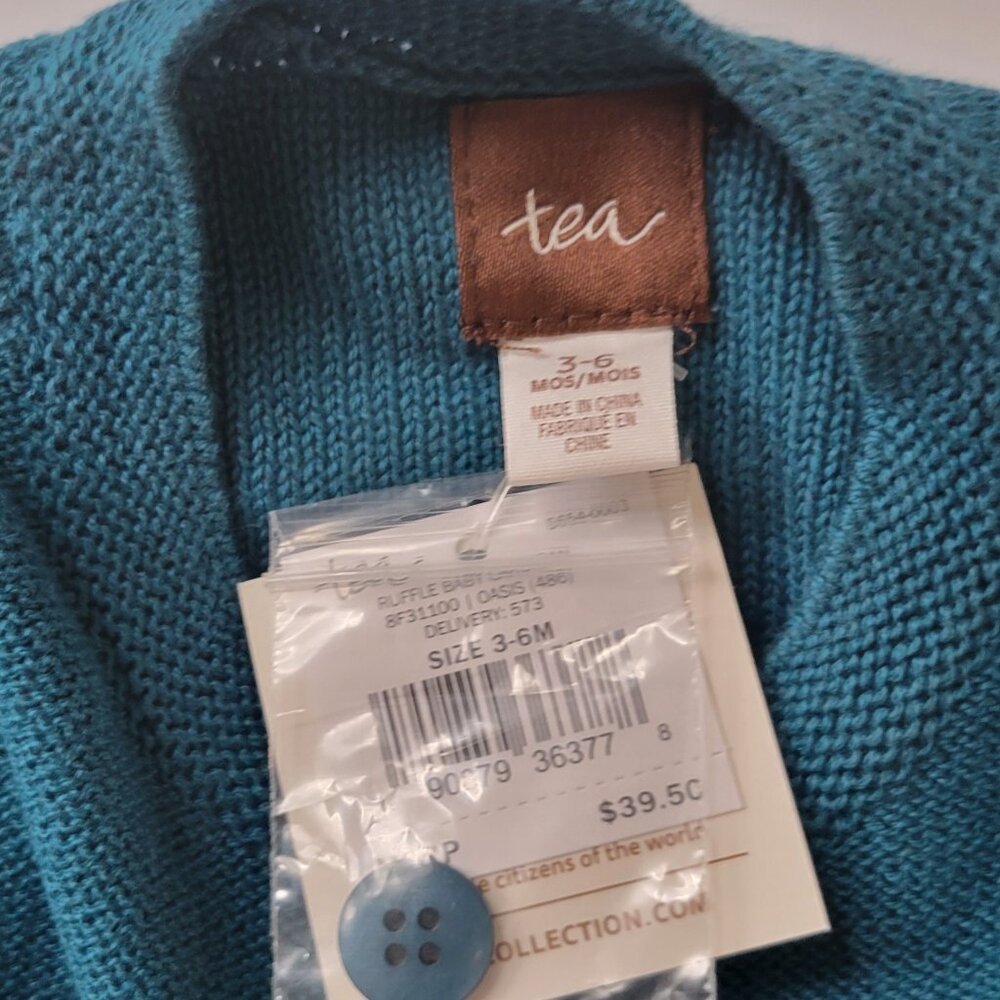 Tea Collection Ruffle Baby Cardigan - Picture 2 of 6